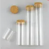 6 x Large High Borosilicate Glass Straight Bottles Cork Test Tubes Wedding Favours Display Containers 60ML 120ML 230MLhigh qty Qqhdm