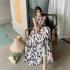 Abiti casual 2023 Summer Elegant Ladies Boho Loose Dress Women Sexy Off The Shoulder Holiday Beach Robe Maxi Vestidos