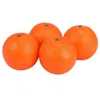 Fleurs Décoratives 4 Pcs Plastique Souple Simulation Orange Fruit Décoration Maison Bordeaux