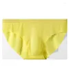 Underpants Mens Underwear Thin Ice Silk High Elastic Series Clear Comfortable U Convex Penis Pouch Briefs