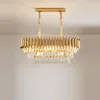 Chandeliers LED Modern Crystal Clear Designer Black Chandelier Lighting Lustre Suspension Luminaire Lampen For Foyer