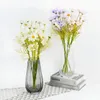 Flores decorativas 5pcs 50cm White Daisy Artificial Silk Flower Bouquet Bouquet Decoração de casamento Valentins Home Garden Diy Fake Acessorie