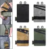 Borse da esterno 123PC Tactical Molle Pouch Borsa di stoccaggio EDC Strumento portatile Pieghevole Clip per carte di credito Portafoglio Escursionismo Appeso Vita 230609