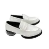 Sandals Air Cushion Heel Leather Loafers Round Toe British Style Pumps Shallow Women Shoes Sandalias Mujer Verano