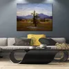 Romantische Landschafts-Leinwandkunst, einsamer Baum von Caspar David Friedrich, Gemälde, handgefertigt, exquisite Wanddekoration