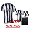 Kids Kit 22 23 24 130. Jubiläum Newcastles New Castle Soccer Trikots Jungen Bruno G. Joelinton Fußball T -Shirts Jahre Isak Nufc Uniteds Maximin Wilson