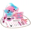 Kids Cosmetics Toys Girls Play House Nail Polish Manicure Makeup Star Shoulder Bag Set Pretend Toy Birthday Gifts For Children