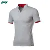 Polo da uomo Polo da uomo in cotone Top Fashion Brand Plus Size Manica corta Homme 230609