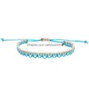 Bracelets porte-bonheur chaîne de cire tissée pour les femmes 14 couleurs Mtilayer Bracelet d'amitié bohême bracelet cadeau bijoux livraison directe Dhxoi