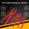 Tång 3PCSSet Plastic Hands Free Tång Justerbar Slangklämma Tätning Bromsbromslinje Avstängning av bilvattenrör Reparation Fix Tools 230609