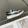 2023-designer donna scarpe casual sneakers nuovo modello affrancatura tela arcobaleno sneaker scarpe sportive da corsa tessuto a rete riciclato taglia 35-42