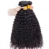 Hair Bulks 10A Raw Brazilian Bundles Kinky Curly Human Weave Weave Extensions Wholesale For Women 230609