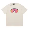 T-shirts pour hommes designer 2023SS Summer New All Over Snow Mirror Tendance Casual T-shirt à manches courtes en vrac et pour femmes U55R