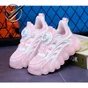New Boys' Shoes with Rotating Buckle Mesh Surface Soft and Comfortable, Girls' Casual Shoes with High Elasticity, Large and Middle School Sports Shoes