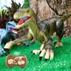 2.4G RC Dinosaur Raptor Velociraptor Simulazione Animale Telecomando Jurassic World Electric Walking Dinosaur Giocattolo per bambini Regalo