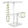 Jewelry Pouches Display Stand Holder Acrylic Clear Organizer For Earrings Necklaces Selling Retail