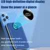 LOGO personalizzato gratuito Display digitale a LED portatile Banche di alimentazione magnetiche per iPhone12 13 Pro Max 5000mAh Batteria esterna PD 20W Ricarica rapida PoverBank