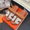 نساء مصممة صندل منصة Slides Summer Pool Slippers Leather Woman