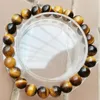 Charm Bracelets Beautiful Jewelry 8mm 10mm 12mm 14mm 16mm Tiger Eye Round Women Men Bead Bracelet PG9197