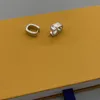 Designer Silver Letter L Earring Studs Luxury Jewelry Earrings Women's V Earrings 925 Silver Needle Non Allergic
