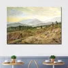Arte de parede de lona de paisagem artesanal Montanhas gigantes Ii Caspar David Friedrich Pintura de obras de arte para restaurante Decoração moderna