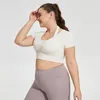 Aktive Sets Kurvige Frauen Yoga Set Plus Größe Tank Top Hohe Taille Leggings Anzug Große Dame Sportswear Outfit Gym bh Hosen Activewear