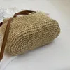 Evening Bags Hand-Woven Handbags Handmade Shoulder Bag Paper Rope Fashion Casual Simple Elegant Strap Adjustable Summer Beach