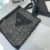 Strohbeutel Damen berühmte Designer Praktische Kapazität großer Kapazität Einer Schulter Handtasche Damen große Münze Geldbörse Casual Square Wallet