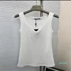 Women's Designer Tank Cotton-Blend T Shirts Yoga Suit Knitted Fitness Sports Cultivate One's Moral Character Mini Cropped Medium Length