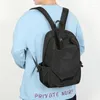 Mochila escolar masculina moda bolsa de ombro preta para homem lona designer à prova d'água esportes viagem mochilas masculinas de alta capacidade