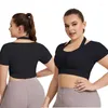 Aktive Sets Kurvige Frauen Yoga Set Plus Größe Tank Top Hohe Taille Leggings Anzug Große Dame Sportswear Outfit Gym bh Hosen Activewear