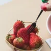 Dinnerware Sets 6 Pcs Fruit-shaped Stainless Steel Fruit Fork Creative Dessert Spoon Cutlery Dinner Set