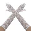 Gants longs en dentelle pour femmes, 55cm, pour mariage, fête élégante, pour fête de thé, pour bal