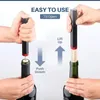 Apribottiglie Pompa ad aria Apribottiglie per vino Sicurezza Cavatappi portatile Strumento per barra di rimozione del tappo a pressione in acciaio inossidabile 230609