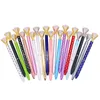 Ballpoint Pens 20 PCS Crystal Crystal Pen Big Diamond Metal Ballpoint Pen Pen Pen Pens Office Office Office Office Office Office Write Pen 230609