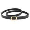 Ceintures Ceinture Goth 1.4cm Adulte Métal Pu Ins Style Solide Casual Punk Bas Prix