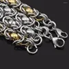 Chains Party Chain Link Stainless Steel Byzantine Men Necklaces Vintage Rock Jewelry Femme 2023 Accessories