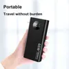 LOGO personalizzato gratuito 66W Super Fast Charging Power Bank Caricatore portatile 50000mAh 2USB Display digitale Torcia batteria esterna per iPhone Xiaomi