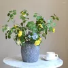 Decoratieve Bloemen Kunstmatige Bladeren Tak Met Japanse Andromeda Dorp Stijl Tafel Flores Party Home Deco Diy Acce