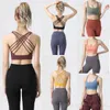 Vrouw Oefening Yoga Vest Mouwloze Workout Tank Top Mouwloze Gym BH Lingerie Oefening Tops Dragen Mooie Rug Dunne band Ondergoed Push Up