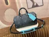Speedy Bags Keepall 25 Reisetasche, klassische Handtasche für Paare, Monogramme, geprägtes Leder, Taurillon, trendige und stilvolle Designer-Umhängetasche