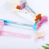 Stylos à bille 40 pcs Apprentissage Papeterie Creative Cartoon Âne Stylo À Bille Mignon Étudiant Girafe Bureau Bureau Hippopotames Signature Stylo 230609