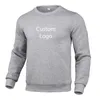 Męskie bluzy z kapturem niestandardowe logo tekstu męskie solidny kolor męski sweter o diecie z długim rękawem Top Lose Sport Fashion Casual Running