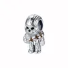 Pandora-925 Sterling Silver Dangle Charms Fit Pandora Cartoon Character Fashion Versatile Ornament Adjustable Pull Bracelet Bead, Free Pandora Box Upon Purchase