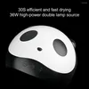 Nail Dryers 3 Gears Infrared Sensing Potherapy Machine 36W Non-Black Handed Lamp 12 Beads Panda Polish Dryer