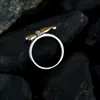 Cluster Rings da moda em prata esterlina 925 criado noivado de borboleta para mulheres com alto teor de carbono e diamantes para festas joias finas por atacado