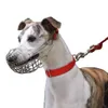Dog Collars Leashes Wire Basket Muzzle for Greyhound Adjustable Stainless Steel Small Medium Large Dogs 230609