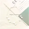 Hanger Kettingen Mode Mtilayer Ster Choker Ketting Voor Vrouwen Eenvoudige Pentagram Ketting Koreaanse Zoete Sieraden Collares Accessoires D Dhfy3