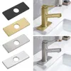 Kitchen Faucets Base Decorative Panel Faucet Plate Hole Cover Deck Bathroom Escutcheon Tap