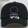 Популярная y3 бейсбольная шляпа мужская мода Y-3 Языковая шляпа Женская открытая повседневная шляпа Персонализированная корейская тенденция